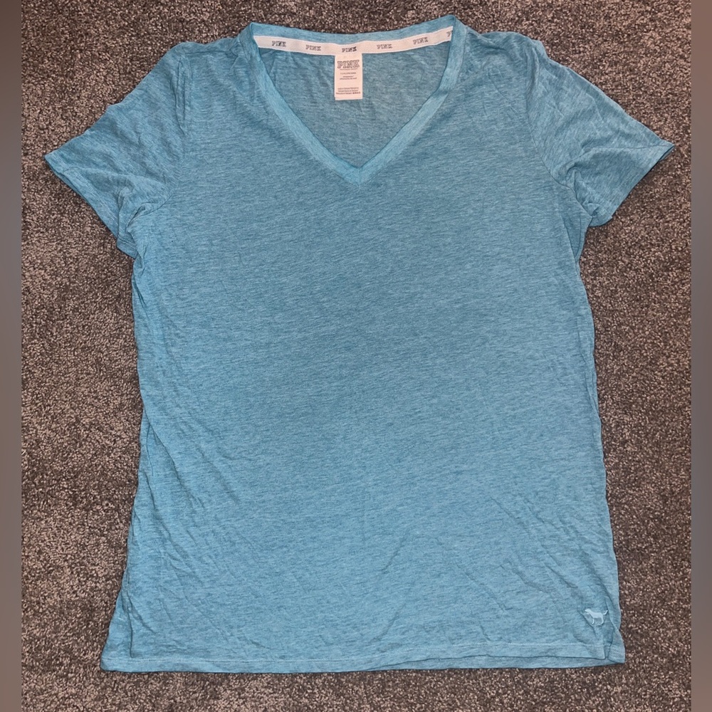 Victoria’s Secret PINK Heathered V-neck T-shirt